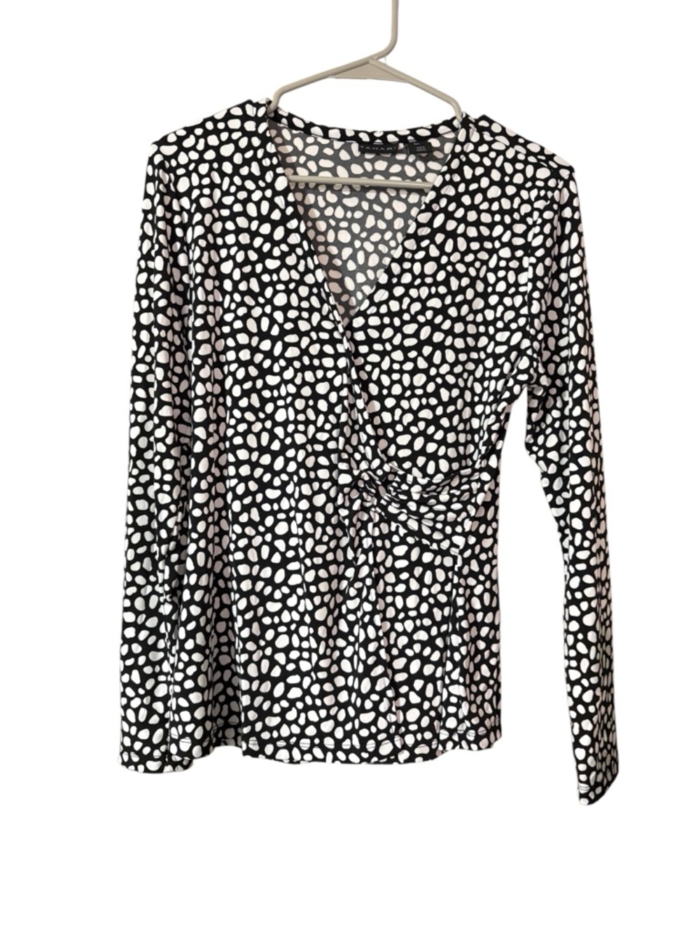 Tahari Faux Wrap Top